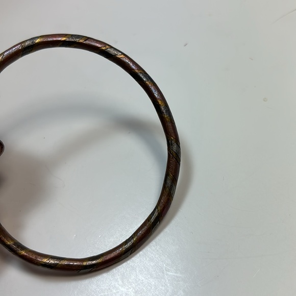 Vintage Hand Crafted Brass copper Cuff Bracelet - Picture 4 of 5